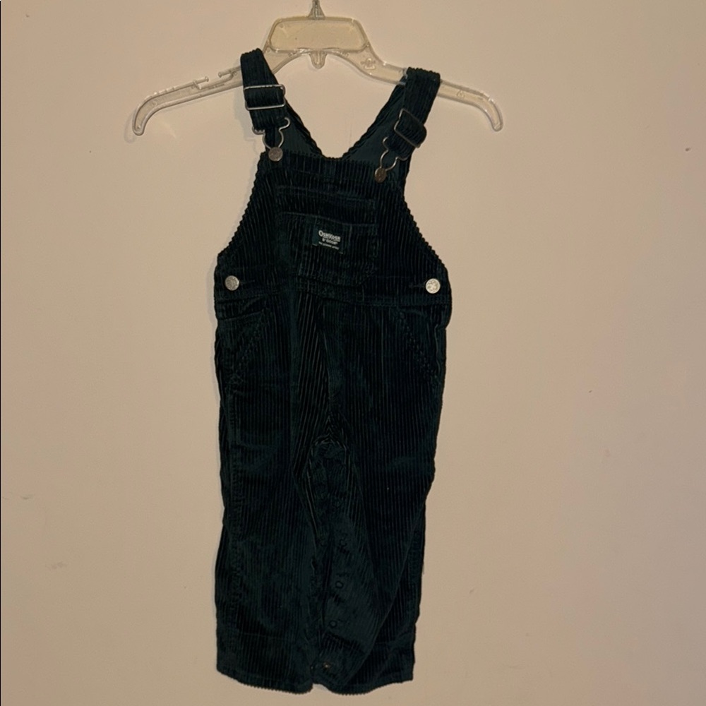 Osh Kosh Bgosh Green Corduroy Overalls for Kids 2T